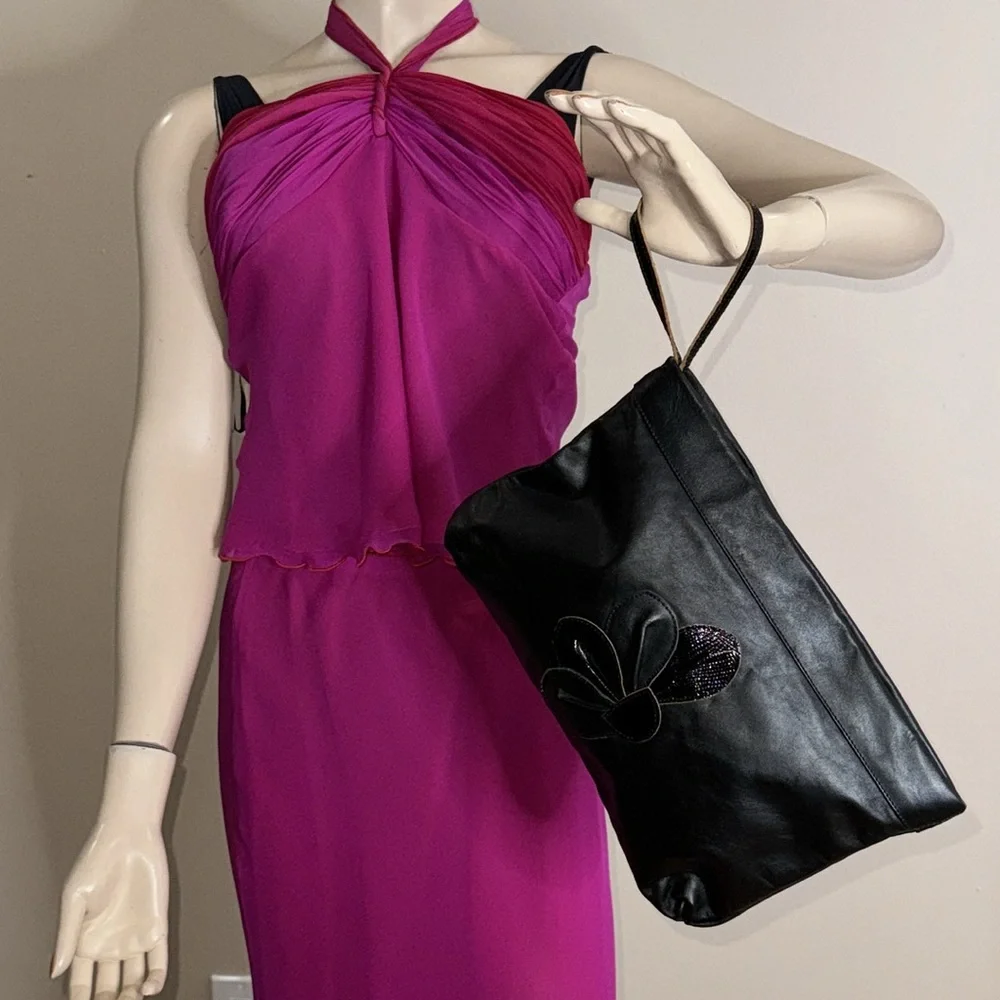 Crouch & Fitzgerald Leather Clutch Bag